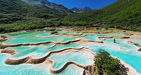 耀九寨成都自由行 九寨溝 都江堰/熊貓樂(lè)園 黃龍 松潘古城雙臥八日雙飛雙高